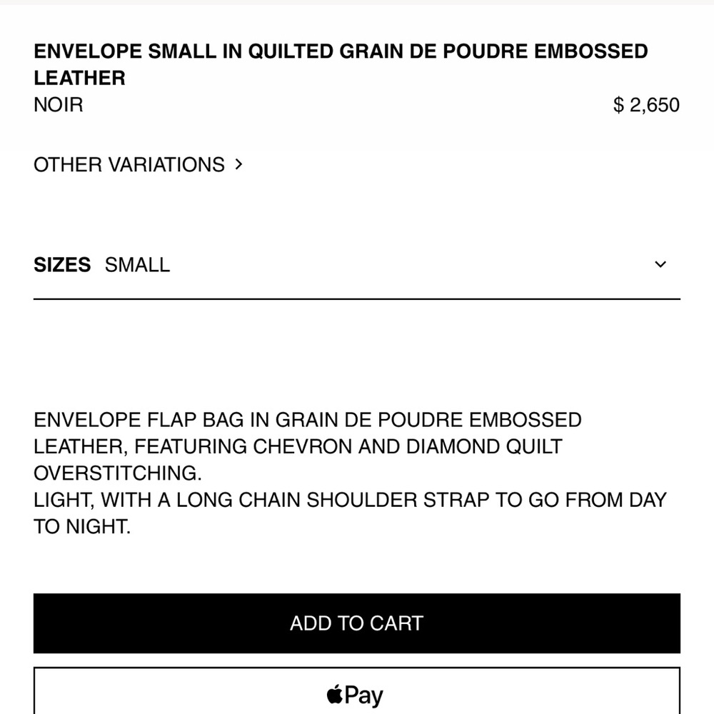 Yves Saint Laurent Black Chevron Shoulder Bag with Gold Chain - Picture 11 of 11